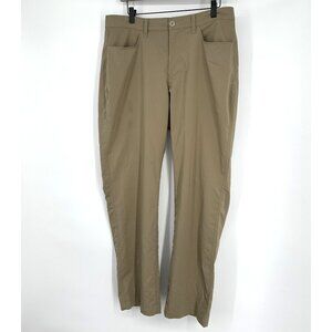 Under Armour Men's Tan Pants Loose‎ Size 34/32